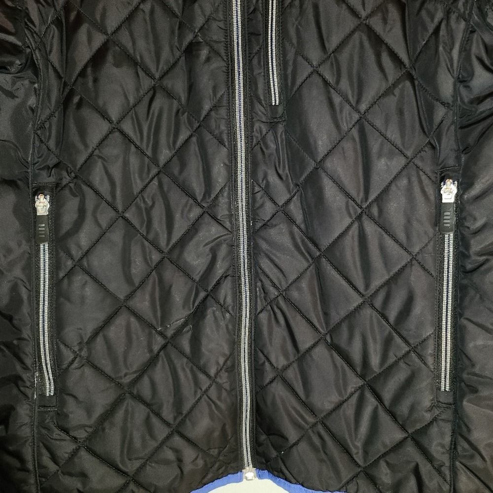 Land's End Women's Primaloft Puffer Jacket Size Medium-Black - Picture 4 of 9